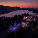 Oaks Amusement Park Midway Lights